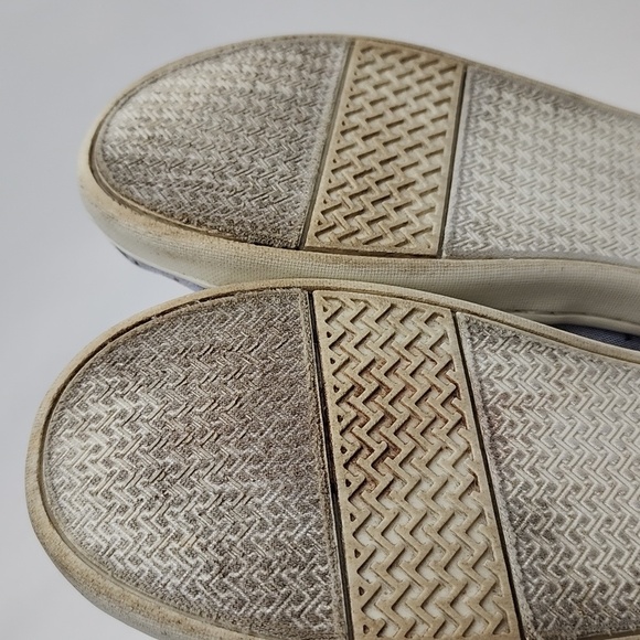 ⭐️3/ $30⭐️ TOMS Classics Heart Motif Woven Kids Espadrilles Slip-on Blue Size 2 - Picture 14 of 15
